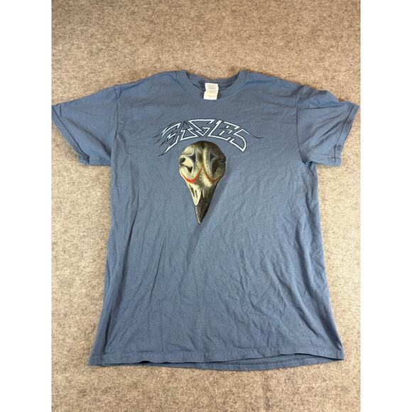 Eagles Band Concert Graphic Tee T-Shirt Mens Medium Blue Music Album Tour Y2K - Picture 1 of 6
